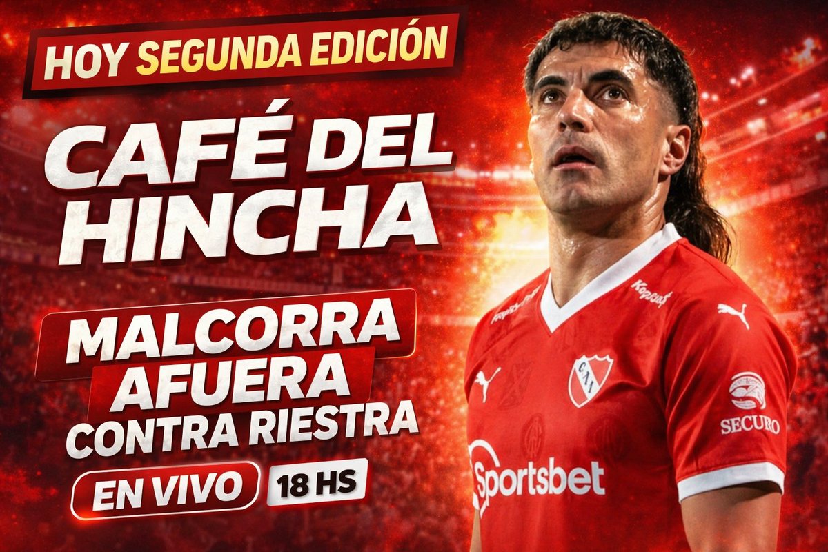 💥SUMATE AL CAFÉ DEL HINCHA y entérate de las últimas novedades del Rey de Copas 📷
⚠️LINK AL PROGRAMA ⚠️
 👇👇👇
youtube.com/live/6DOnnMG3o…