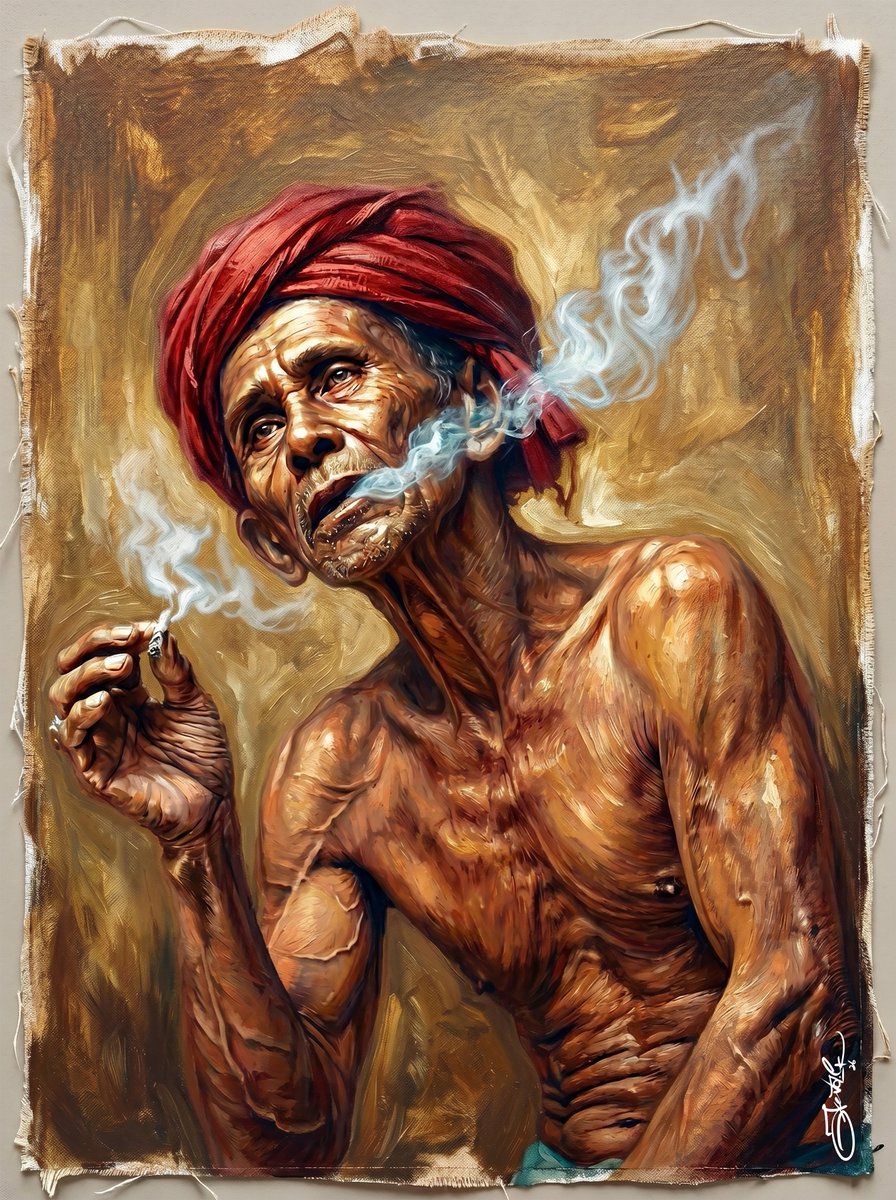 jeevaskj's tweet photo. Old Man With Cigarette | Portrait Study Painting 2026
#OldManPortrait #CigarettePortrait #PortraitStudy #Painting2026 #OilPaintingArt #RealisticPortrait #CharacterStudy #FineArtPortrait #MoodyArt #TraditionalArt #ArtLovers #ArtistOnYouTube #PortraitPainting #CreativeArt https://t.co/u9jL5bII39