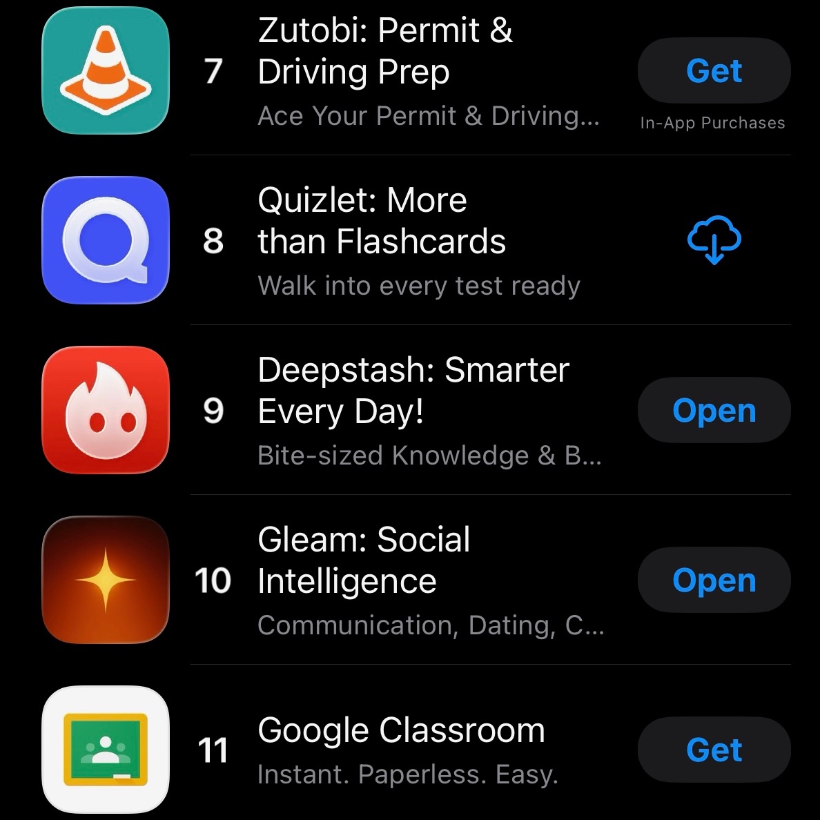 lesthe0ne's tweet photo. One month later, we got Gleam to number 10 in the App Store and over 200K in revenue

Organic as always https://t.co/YrRS4qQaXM
