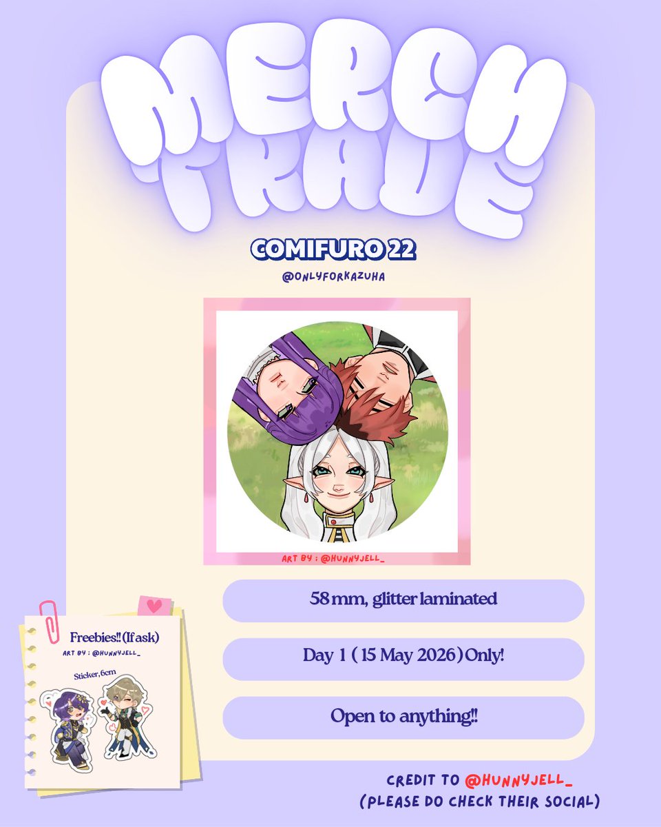 kuki 🍪 - Merch Trade @CF22 tweet media