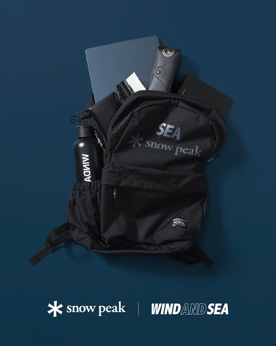 Snow peak × WIND AND SEA Collaboration!! ⁡everyday backpack https 