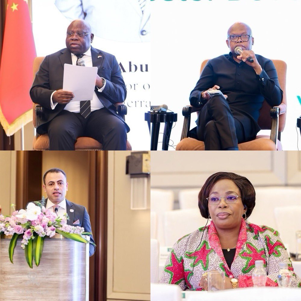 AUMission_China's tweet image. Annual Retreat of the Group of African Ambassadors in #China 🇨🇳  on the theme “Leveraging China’s 100% Tariff-Free Offer to Foster Development and Prosperity in Africa”:

#Session 2 on: Market Access and Standards.

Lead Speakers: H.E. Mr. Abu Bakarr Karim, Ambassador of the