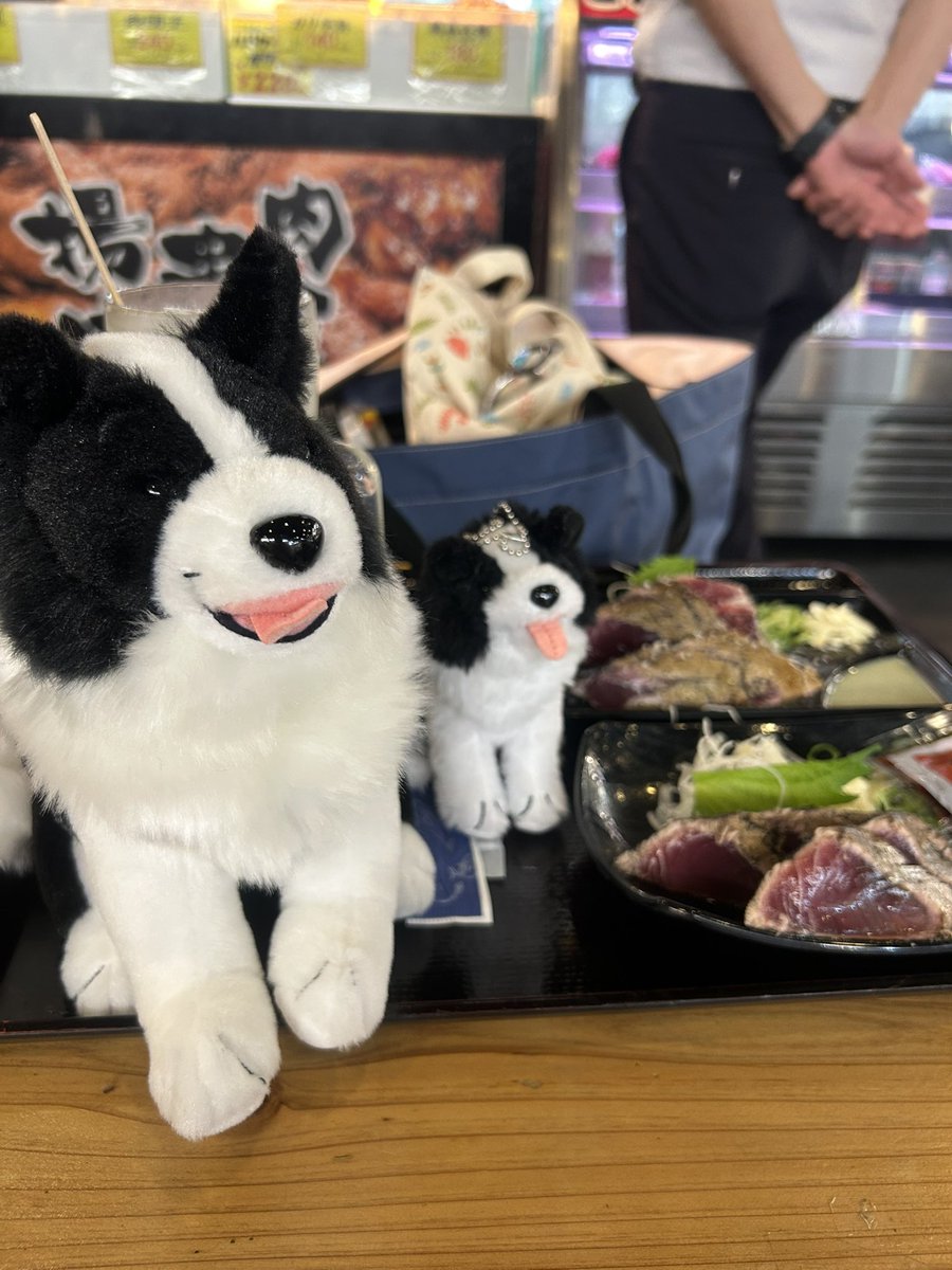 inmikim's tweet image. 住人さんチラホラ。1人で寂しいけど、カツオ。#sumika #unique #ひろめ市場