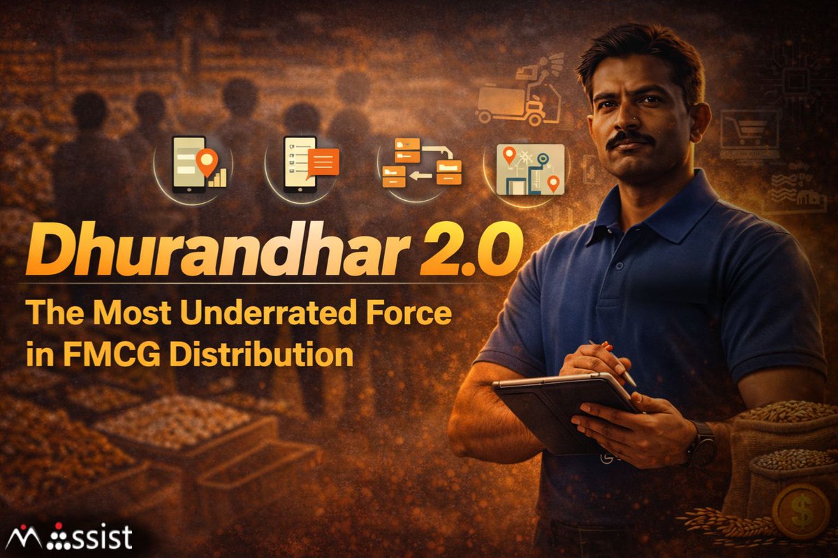 MassistCrm's tweet image. Top FMCG firms empower frontline teams with real-time data and faster order capture. 
It’s the same expert instinct, now backed by execution intelligence. 

#sfa #dms #sales