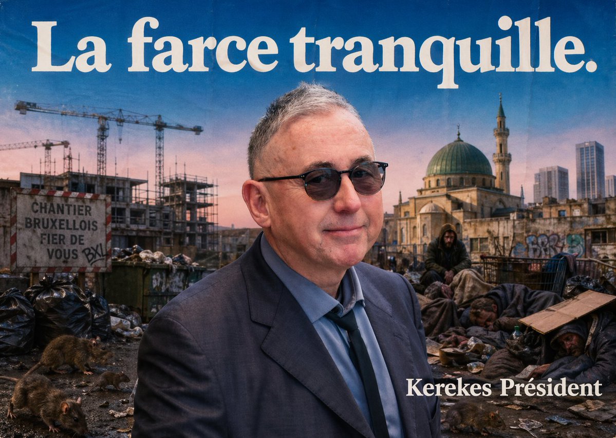 C'est le jour K ! Le jour où le destin d'une ville entière peut basculer. 

Nous exhortons tous nos abonnés à exercer leur droit divin, en tant qu'hommes blancs cis hétéros adhérant au MR, et couronner Kerekes Premier. Vive le Président du MR Bruxellois !