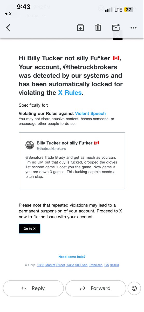 onstageedmonton's tweet photo. Have you seen what Trump says and this guy gets suspended? https://t.co/gYHf3GBwHt