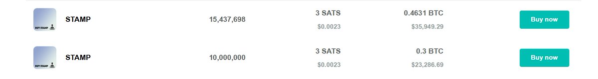 mz42999's tweet photo. 🚨🚨🚨ALERT!!🚨🚨🚨 - $STAMP holders No 3 and No 4 are capitulating taking huge losses trying to unload. But they stupidly have listed oversized orders instead of breaking them up smaller. Hey losers - split your order sizes so accumulators can easily scoop up your givaways. 🤨🤨 https://t.co/OFxnlOddJE