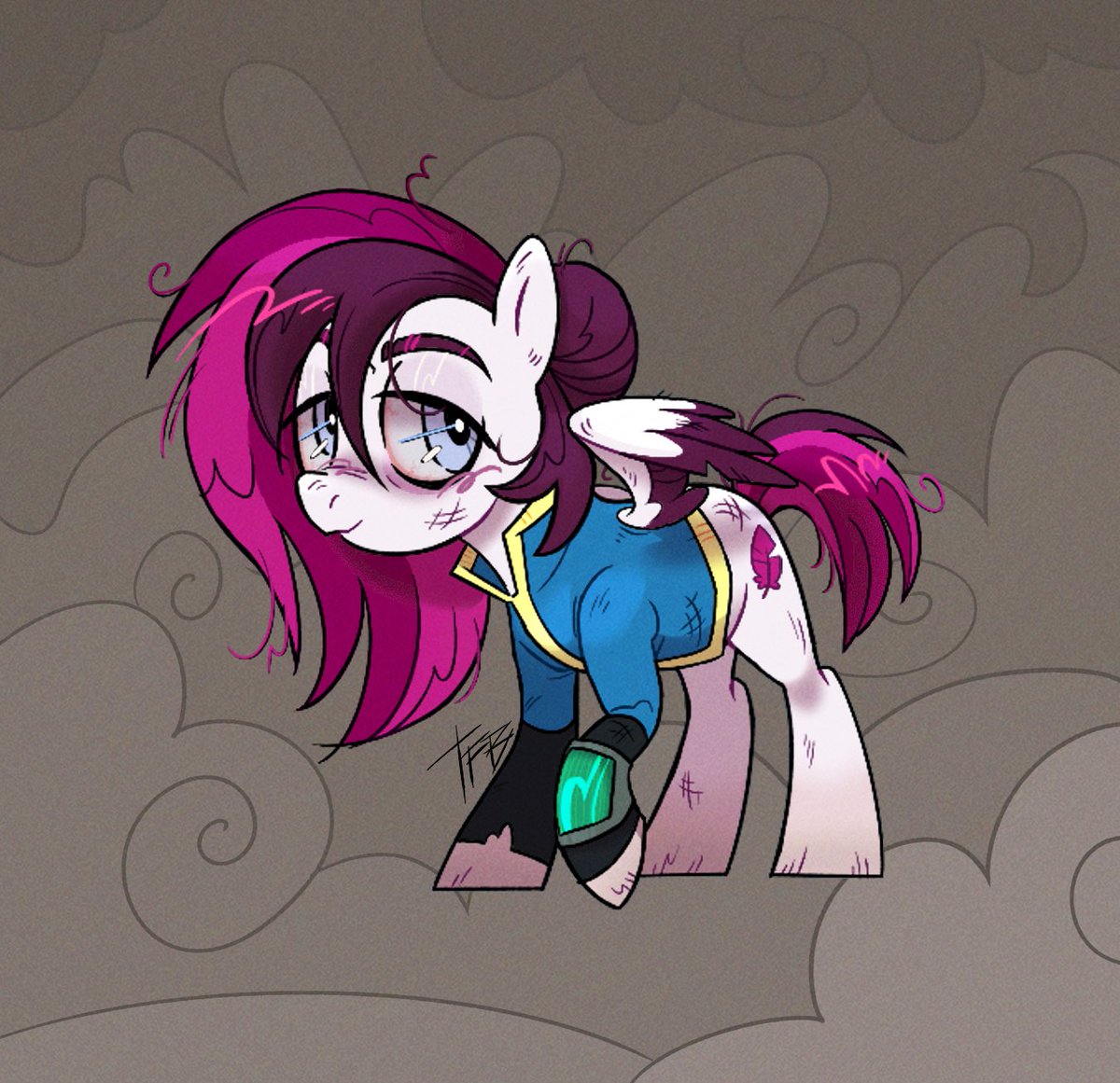 _FedupButtercup's tweet photo. My Half Of The Art Trade With @/ cometsartstation On Tumblr🌠

This was so much fun to do!!!! X3

(Pidge🪶☁️ belongs to @/ mimiheartlyre09 on Tumblr)

#FalloutEquestria
#MyLittlePony https://t.co/65CDASk7yV