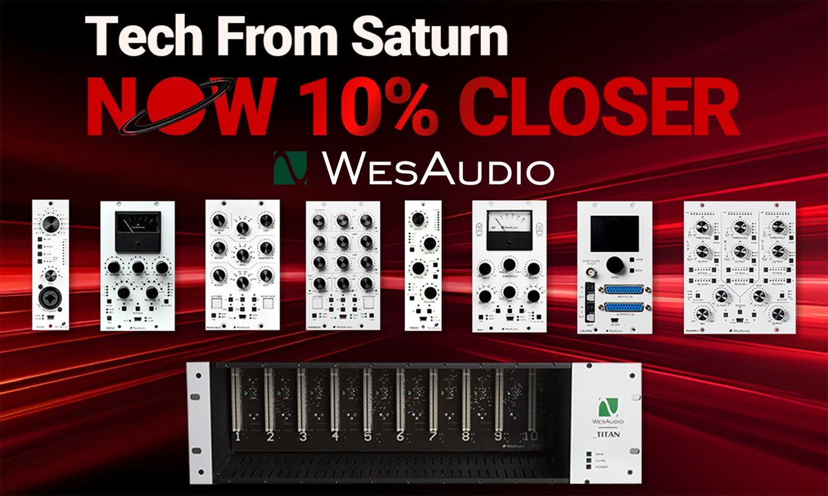 MLKEY_official's tweet photo. /
5月31日まで!
#WesAudio Tech From Saturn!
\
👉https://t.co/bcwzTQ14cz
API500の規格で利便性に優れた機能を備え高いコストパフォーマンスを実現、レコーディングやマスタリング、ライブPAなど、現代のあらゆるワークフローに強力に貢献する「ng500シリーズ」が期間・台数限定特価🔥 https://t.co/3sDkWfhy2V