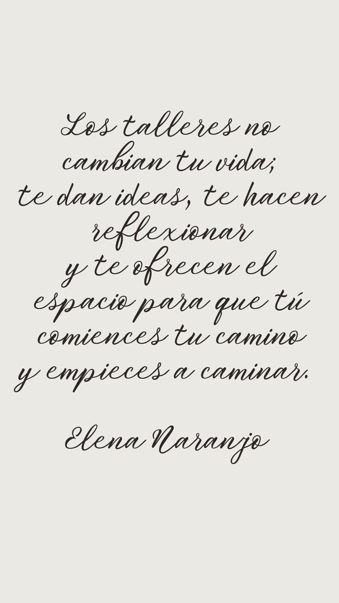 Porque el verdadero cambio empieza cuando decides pasar a la acción.

💭 Reflexión: ¿Qué idea puedo poner hoy en práctica para mejorar mi vida?

#CrecimientoPersonal #Reflexión #Acción #Talleres #Bienestar