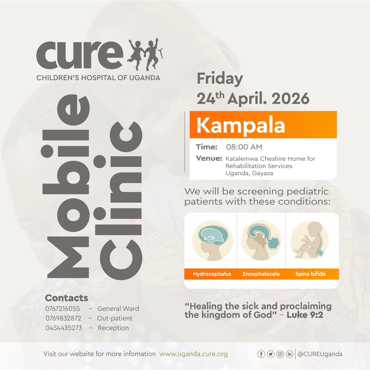 CURE Children's Hospital of Uganda tweet media