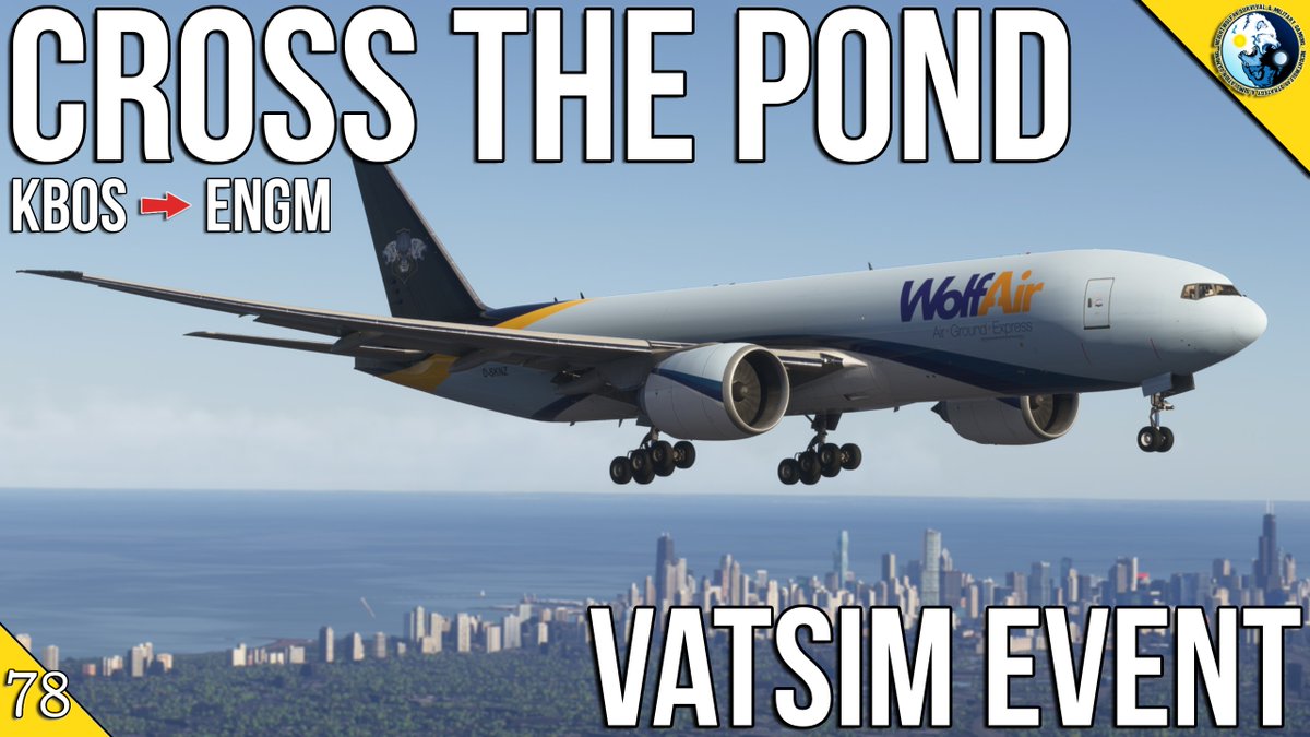 NWolf49's tweet photo. Stream Start: 1515Z
Off Blocks from KBOS: 1538Z
Estimated Takeoff from KBOS: 1558Z

Then we ride the full #VATSIM ATC coverage for the 8 hour #crossthepond flight to Oslo Lufthavn (ENGM) in Oslo, Norway.
#virtualpilot #wolfair #virtualairline #virtualairlines #msfs2024 #flightsim https://t.co/UMsgVVO6Iz