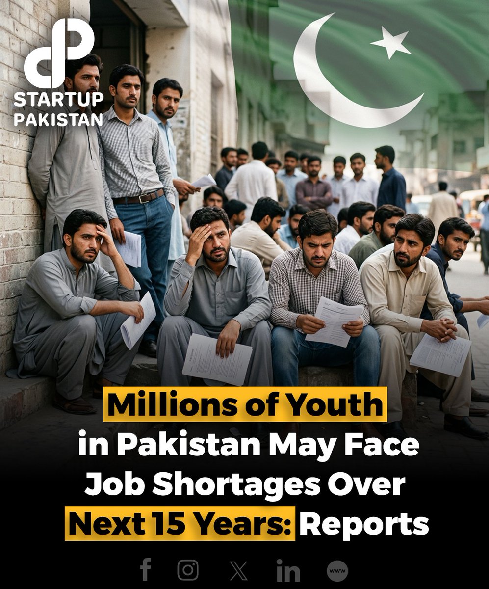 PakStartup's tweet image. The World Bank has warned that millions of young people in Pakistan and other developing countries may face serious job shortages over the next 10–15 years. 

Disclaimer: The image is AI generated and is just for reference.

#Pakistan #Youth