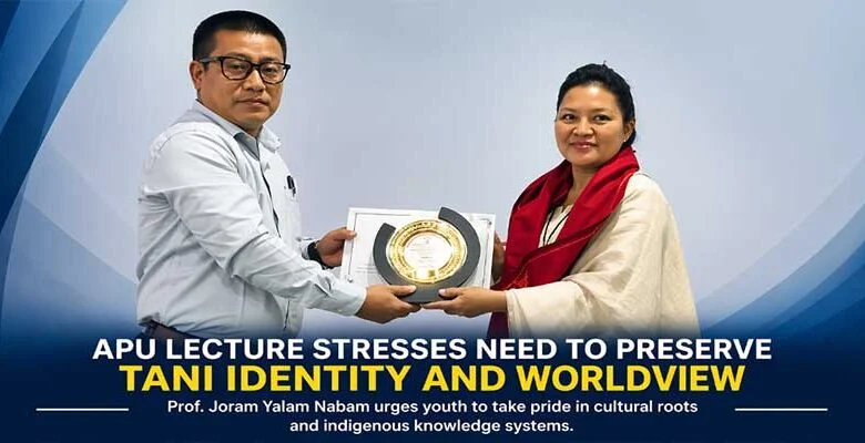 Rinchin333092's tweet image. Meet Joram Yalam Nabam — amplifying the voice of identity &amp;amp; roots 🌿✨

At Arunachal Pradesh University, her talk on “Tani Darshan” wasn’t just a lecture—it was a wake-up call 📚

#ArunachalPradesh #TaniIdentity #CulturalPride #NortheastIndia