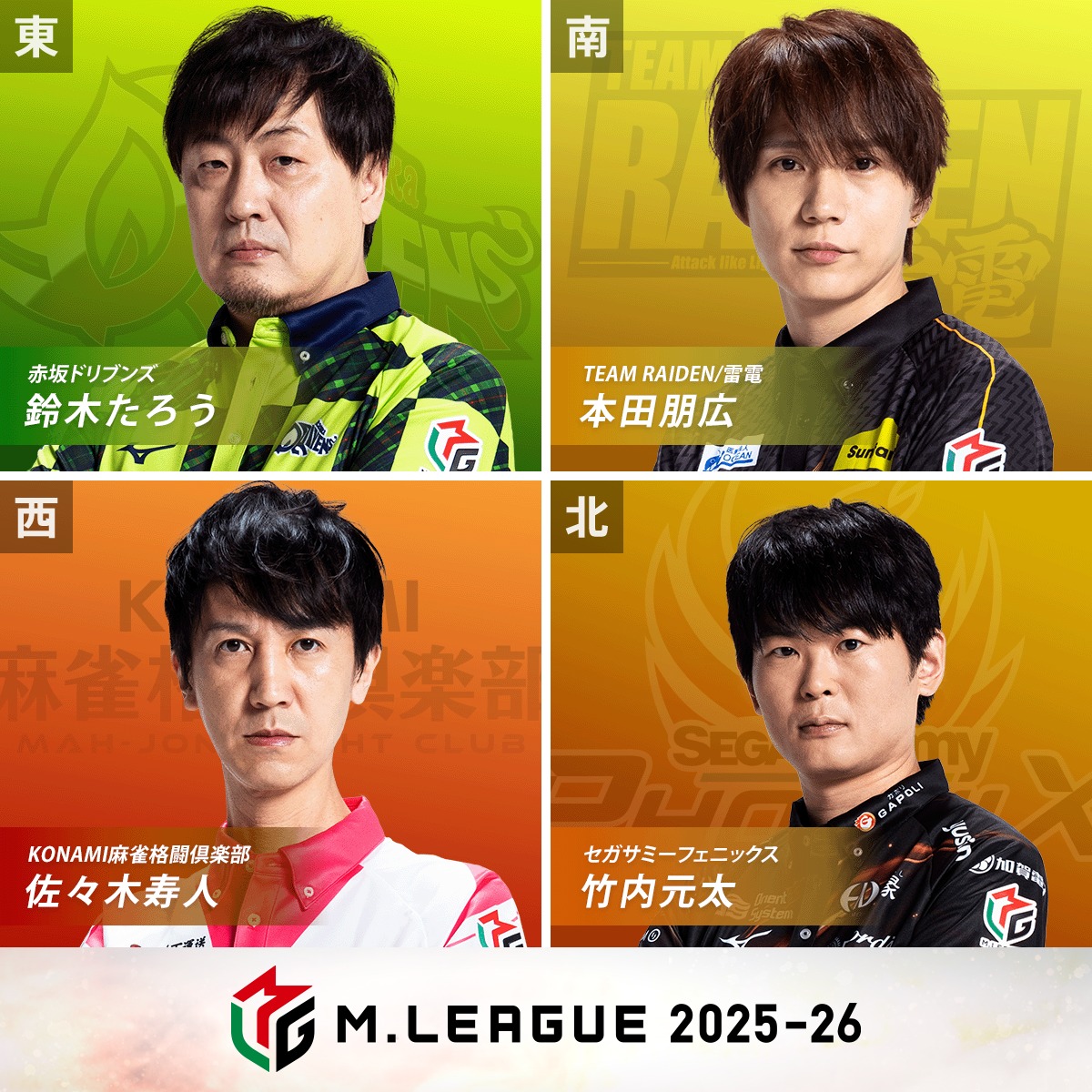 ZOZOTOWN #Mリーグ 2025-26 4/24(金)セミファイナルシリーズ 12日目/15