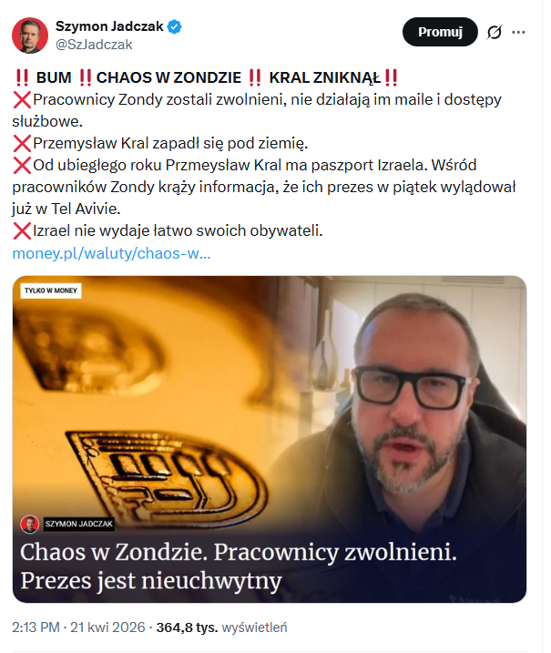 Szymon Jadczak tweet media