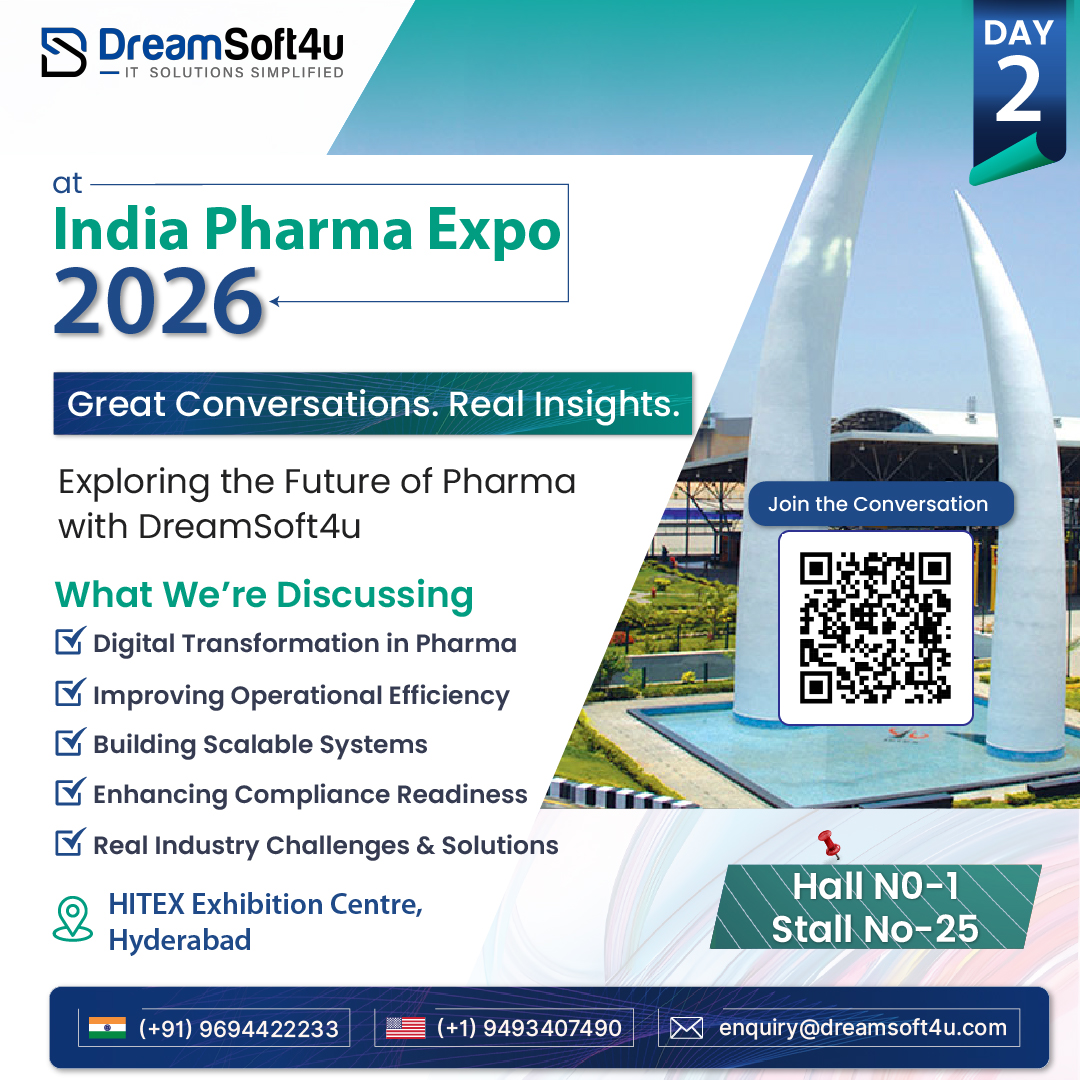 Dreamsoft4uPvt's tweet image. Day 2 is LIVE at India Pharma Expo 2026 

Great conversations. Real insights.

Meet @Dreamsoft4uPvt at 
📍 HITEX Exhibition Centre
🏢 Hall 1 | Stall 25

📅 Book a meeting for pharma transformation:calendly.com/enquiry-75/30m…

#IndiaPharmaExpo2026 #PharmaTech #DigitalTransformation