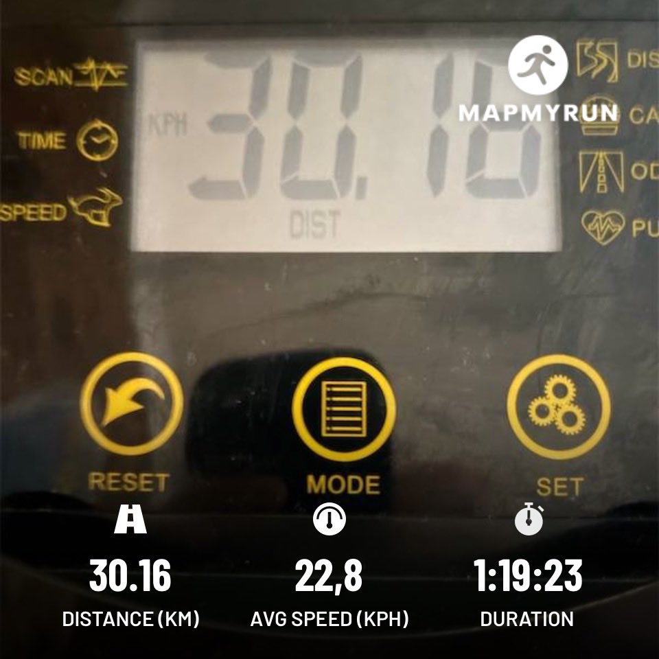 Grippa77's tweet image. KeepMoving 30k #Cycle #MapMyRun #RunFree