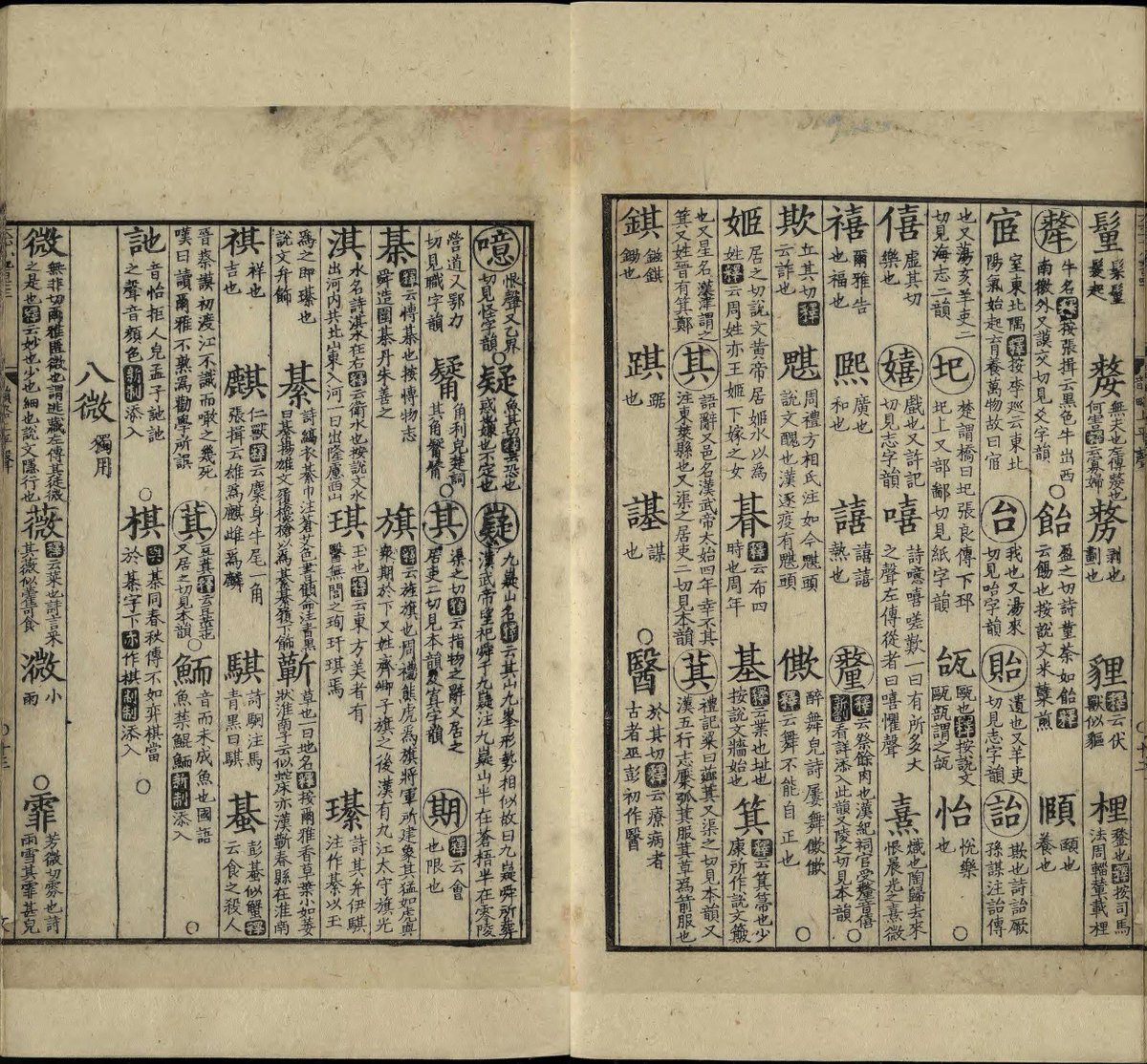 此《附释文互注礼部韵略》是宋代官修韵书《礼部韵略》的注释本。全书分作:上平声、下平声、上声、去声、入声五卷。收录956字,每字下先列官注,后附 ...