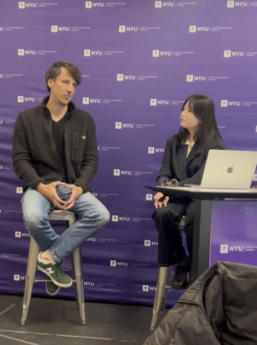 BlockchainNYU's tweet photo. This Monday, we hosted @robin_linus at NYU Blockchain Lab for a conversation on what Bitcoin actually needs to sustain itself long-term.

With everything happening around ETFs, stablecoins, and institutional adoption, we took a step back to focus on a more fundamental question: what actually keeps Bitcoin running over time?

His answer felt both urgent and grounded. A store of value still needs to be used. And real payment adoption depends on three things working together: usability, scalability, and privacy.

He even brought it down to something as simple as units. Asking people to transact in 0.00000100 BTC already makes payments feel unintuitive. Simplicity builds trust. Complexity creates hesitation.

One idea that stood out throughout the discussion: this is ultimately a human problem. And those tend to get solved.

Grateful for a conversation that was hard to stop thinking about. 🙏
#Bitcoin #BitVM #NYU #Web3 #Crypto
