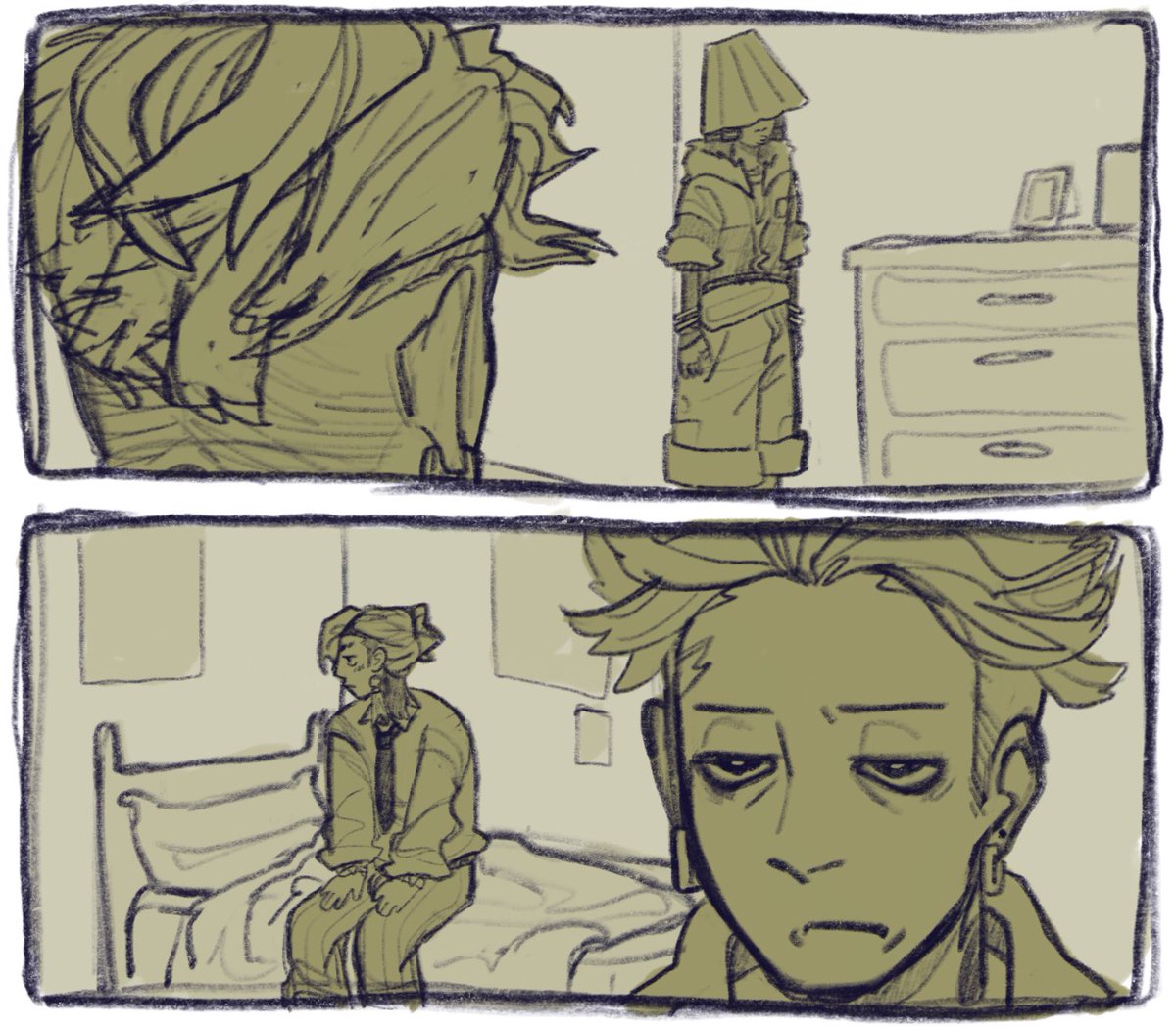 LeStinke's tweet image. I’m dipping my feet into comic making 
#gachiart #janka