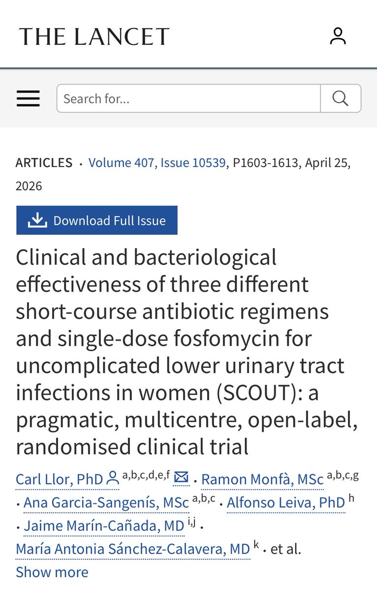 S.Enf.Infecciosas HRUM tweet media