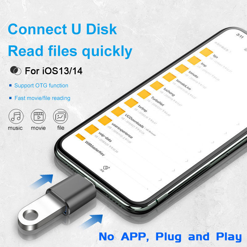 zhidelihub's tweet image. ✨Plug and Play｜Lightning to USB Adapter

No driver required, easily connects to various USB devices🔌

📦Stable and durable, highly compatible

🏭Factory direct supply, supports bulk orders

🌎Worldwide shipping, worry-free cooperation

#otgadapter #usbadapter #typecadapter