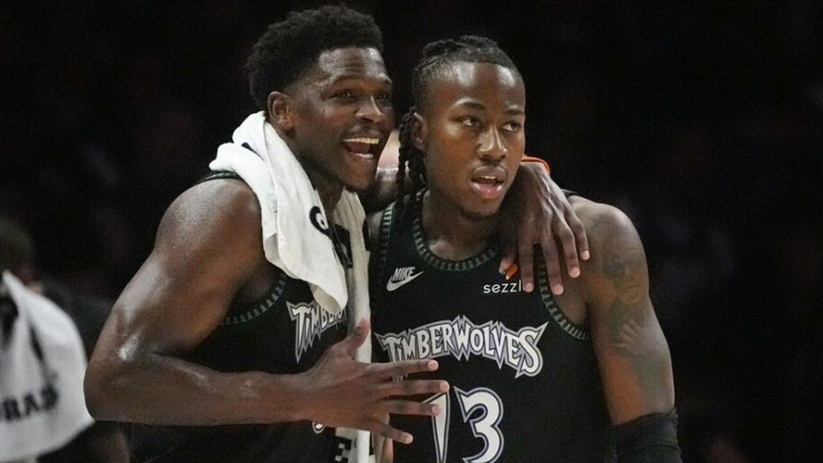 ChrisSmoove's tweet photo. McDaniels Dunks on Jokic! T-Wolves Dominate Game 3 vs Nuggets! https://t.co/5eFHkAHRt2 https://t.co/Tfy9HtqFl6