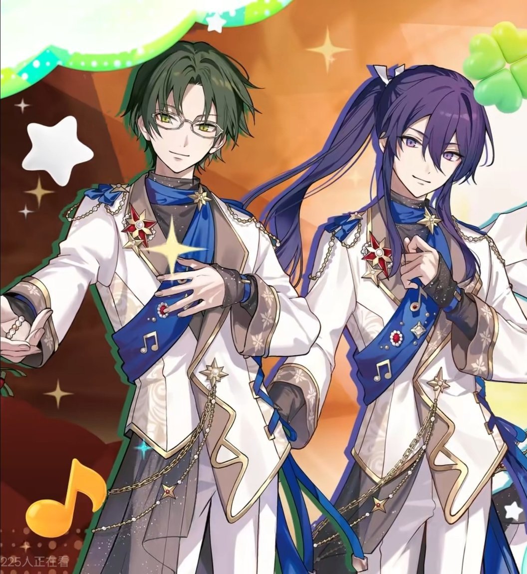 루오るお💚💜3人紅月 tweet media