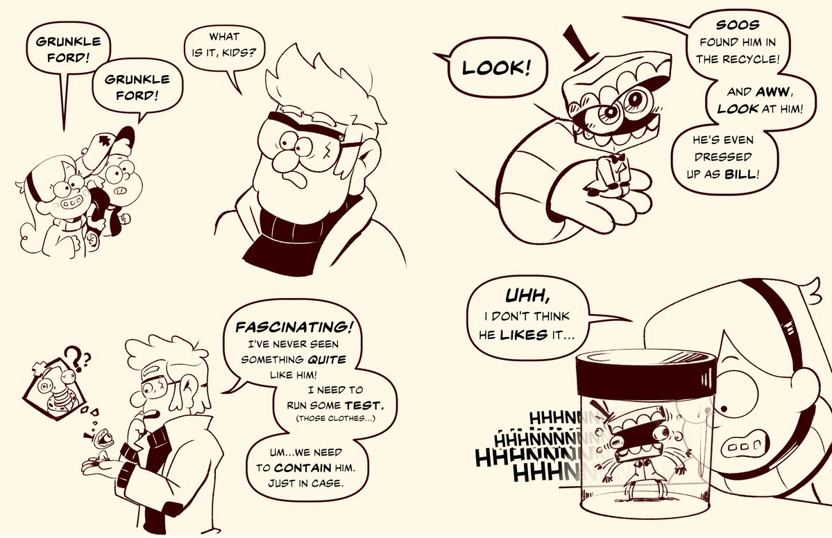 Wrong Universe AU- After A Botched Escape Plan By Bill and Caine, they accidentally swapped places.

"Please Remember To Recycle!"

#Caine #GravityFalls #TADC #TheAmazingDigitalCircus #WrongUniverseAu