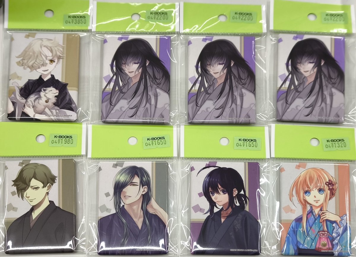 入荷情報】 刀剣乱舞 とうらぶ スクエア缶バッジコレクション 軽装 五 