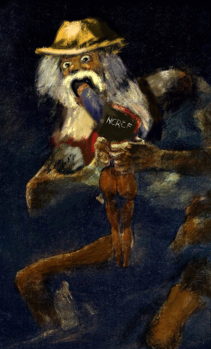 Easy Pete devouring Joe Cobb at the battle of Goodsprings in Oil (2281 circa)