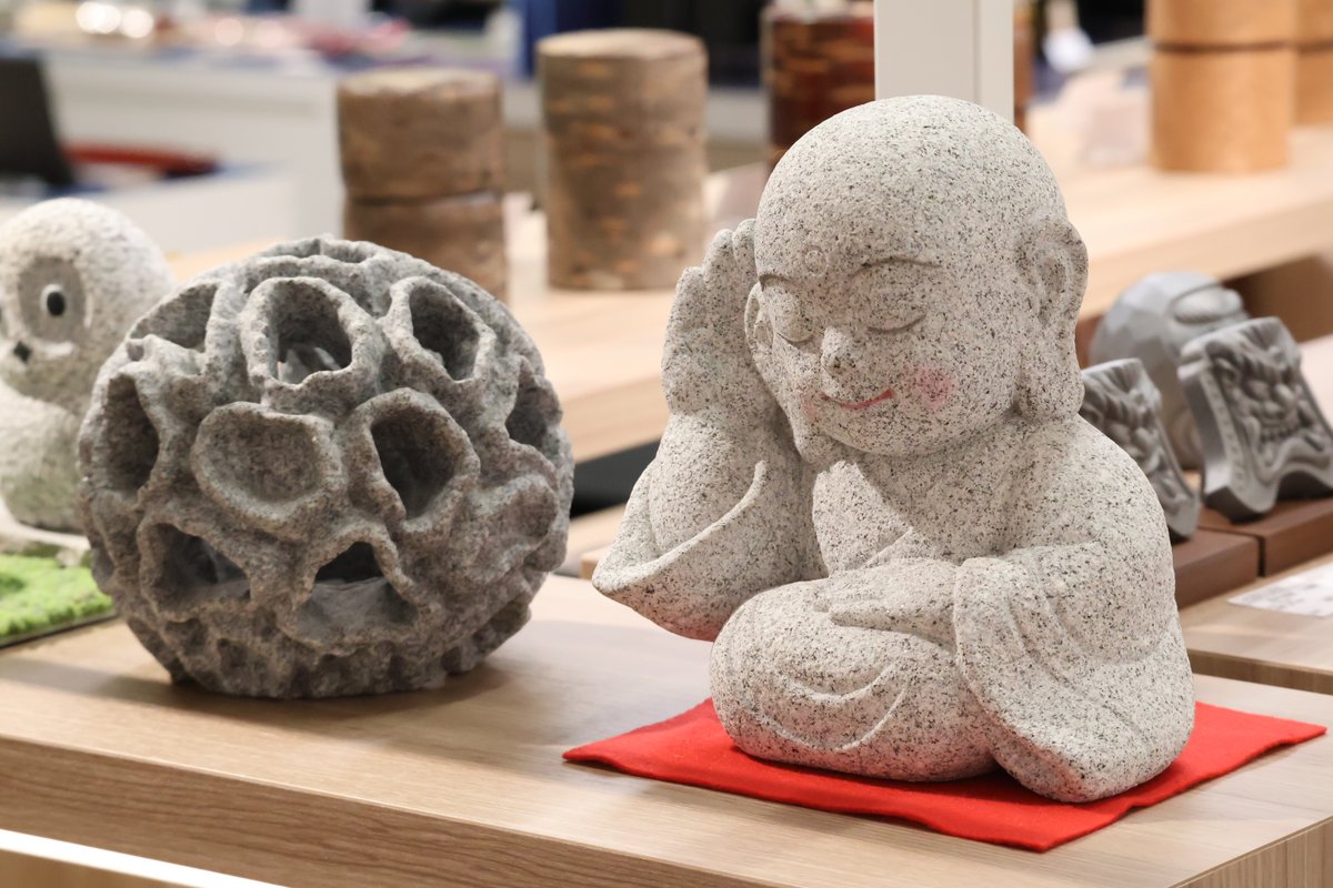 愛知県 の伝統的工芸品「#岡崎石工品」 常設展示が始まりました