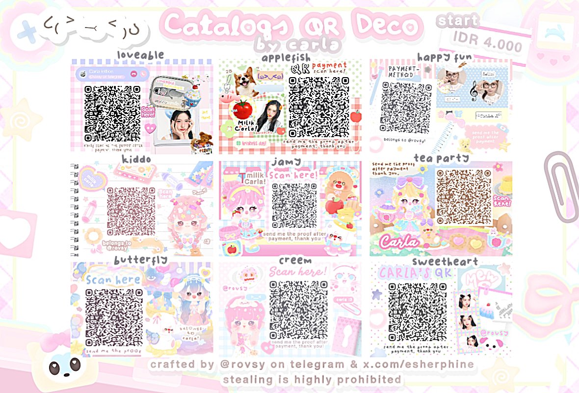alo aku open qr deco: t.me/rovsy 🎀 #zonauang️