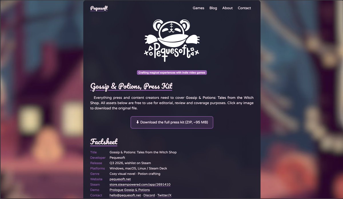Pequesoft 🏗️ Gossip & Potions, PLAY THE DEMO NOW! tweet media