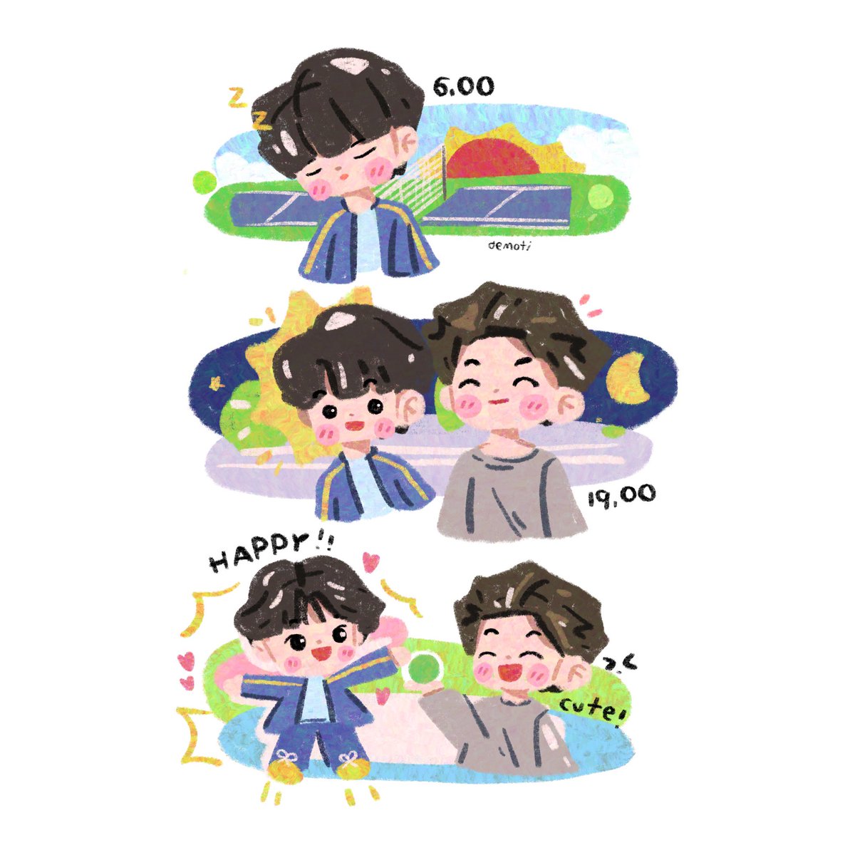 Demoti_C's tweet photo. พี่มาน้องก็จาแฮ้ปปี้ประมาณนิ้คับบ 🫳🏻

#ซิงชิม่อน #SingChimon
#MatchPointSeries https://t.co/sxqdjDZPPB