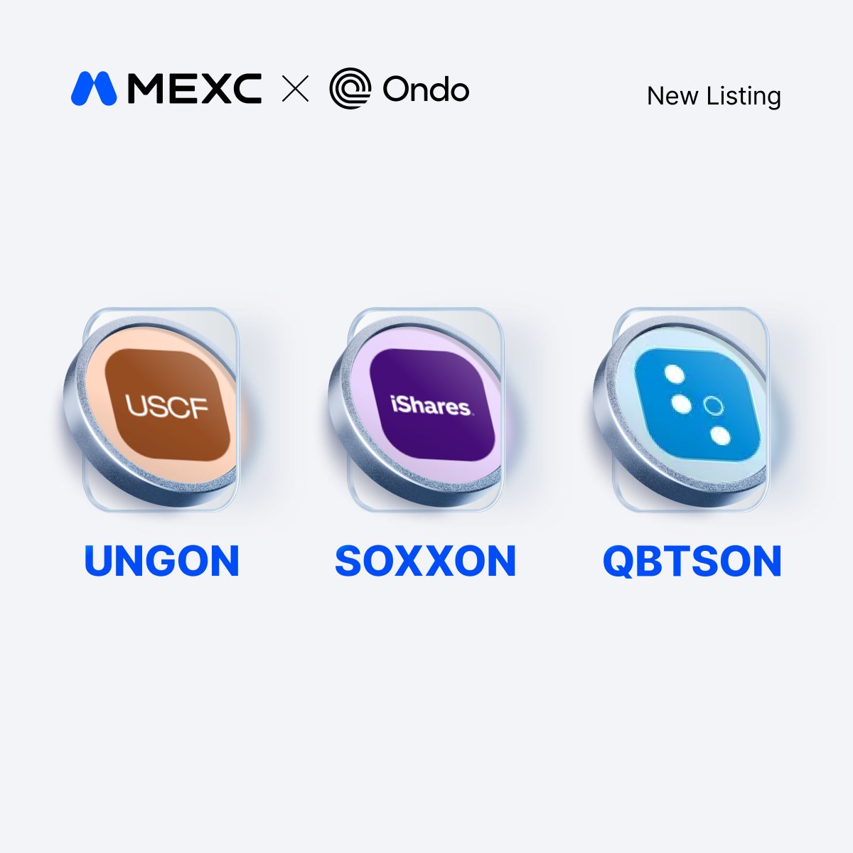 Alpha_MEXC's tweet image. 🔔 #MEXC Initial Listing 🔔
We’re excited to announce the launch of 3 new Ondo tokenized stocks on MEXC! Powered by
@OndoFinance

Start from: Apr 24, 2026, 12:00

Learn more 👉mexc.com/announcements/…