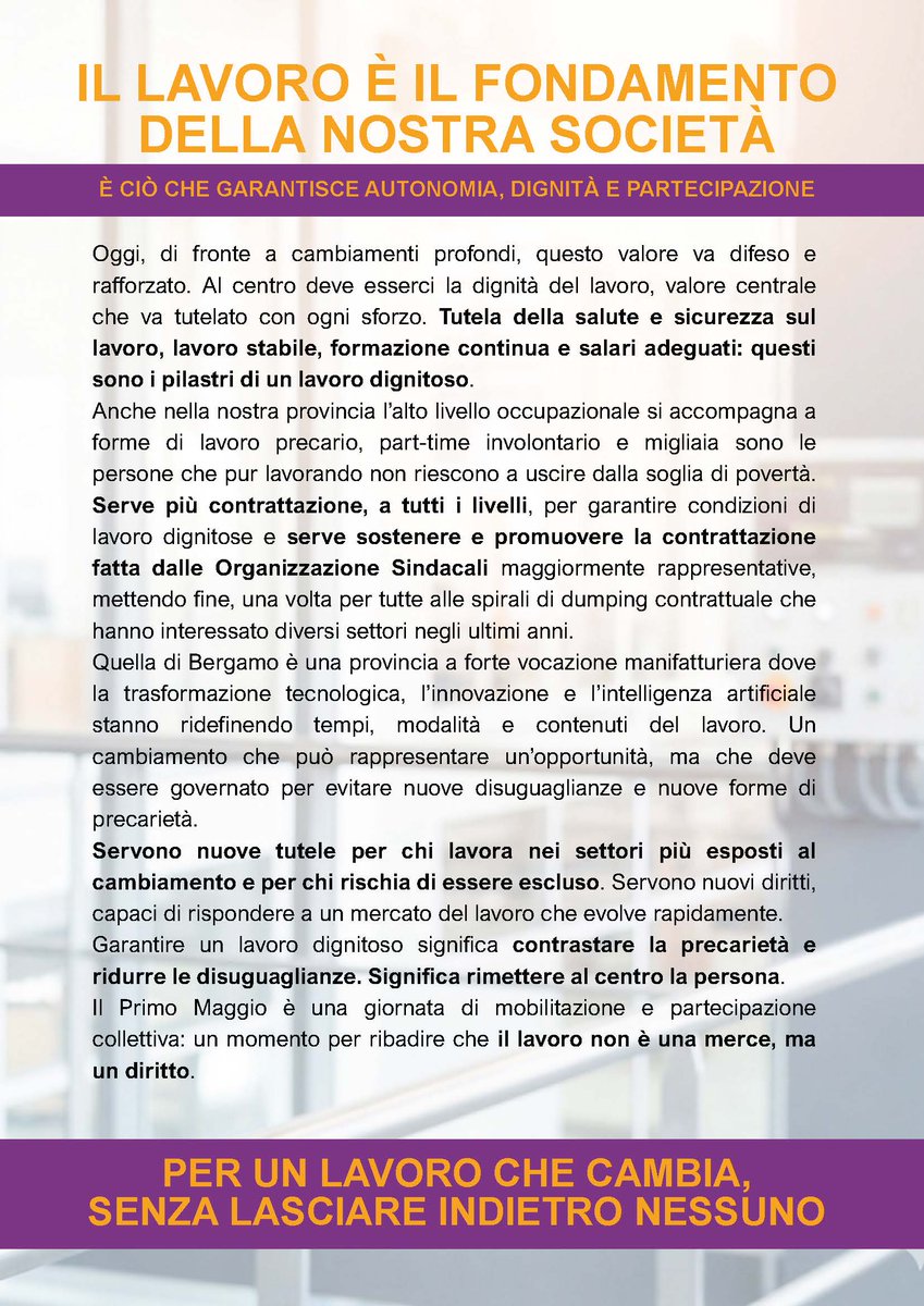 Cisl Bergamo tweet media