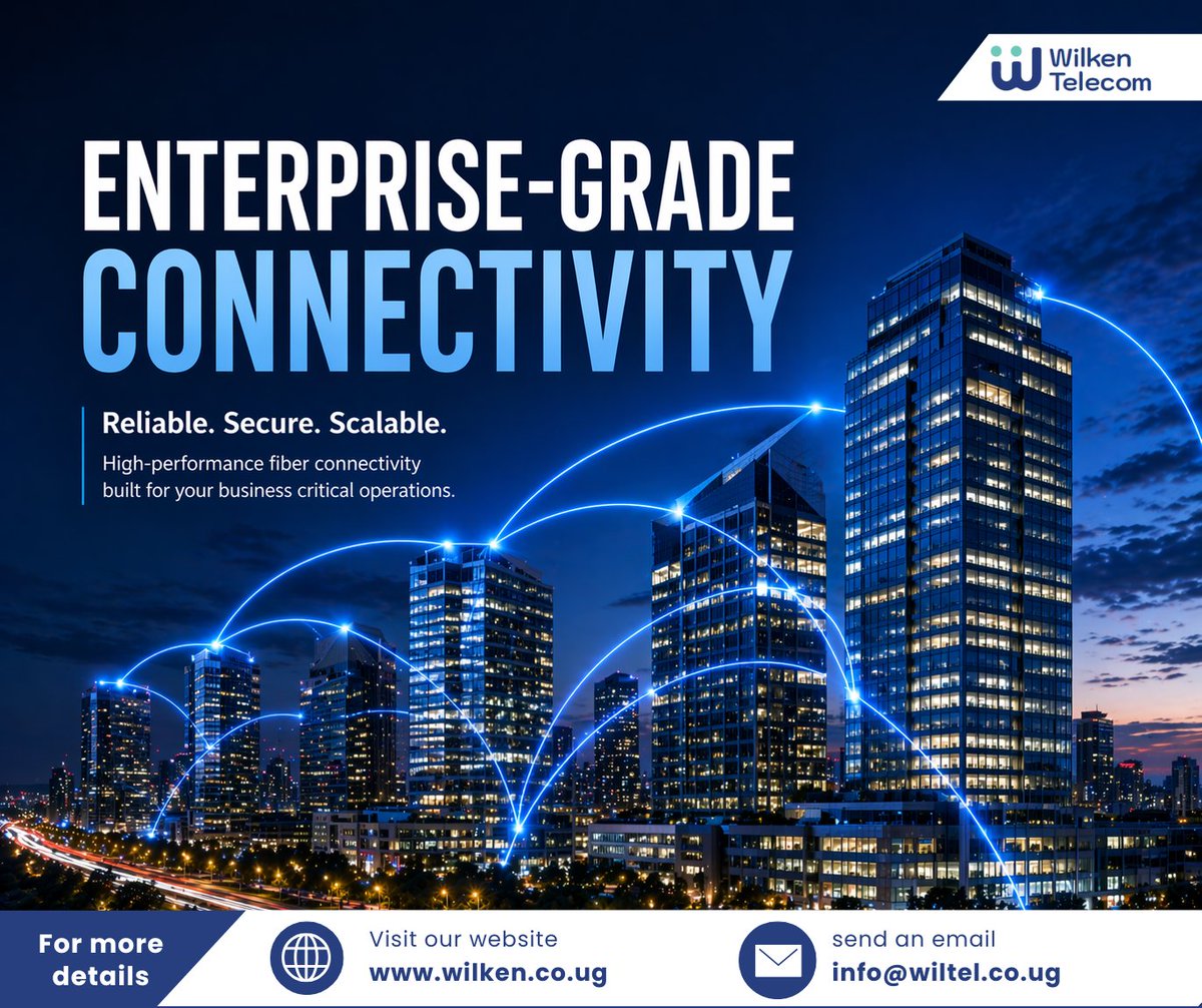 WilkenU's tweet image. Enterprise-grade connectivity isn’t optional.
It’s mission-critical.

Secure. Scalable. Reliable.

Built for businesses that can’t afford downtime.

#Fiber #EnterpriseNetwork #Telecom #BusinessConnectivity #DigitalEconomy
