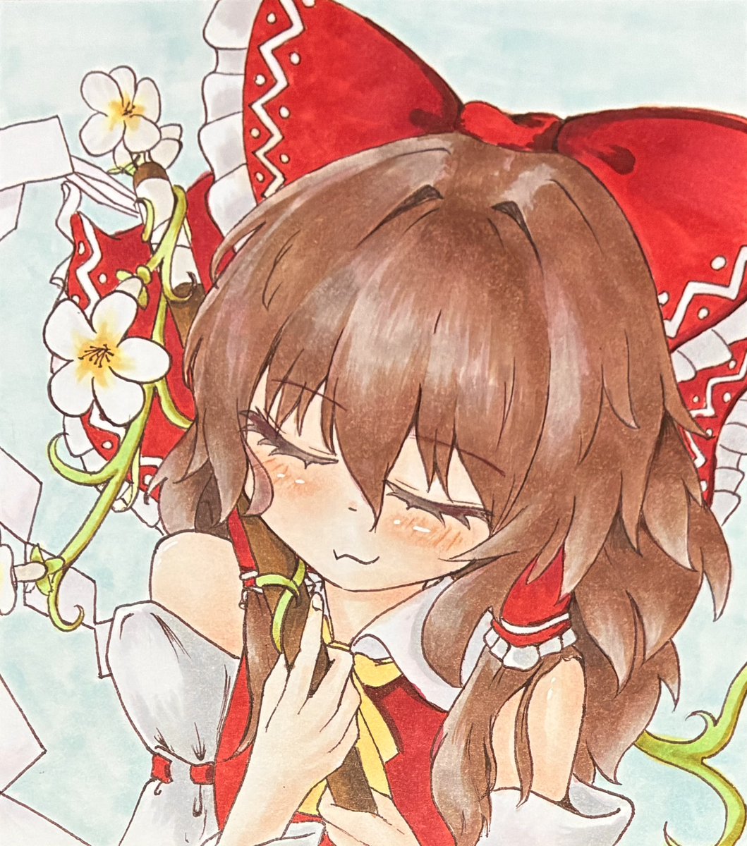 霊夢さんの小色紙〜
#東方project #博麗霊夢