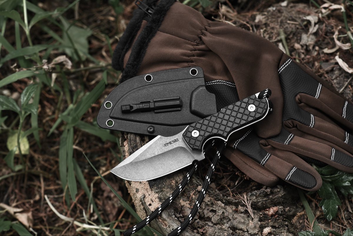 HaijunWuub's tweet image. Omesio M-ZS21 fixed blade—5CR13MOV steel, full tang, Kydex sheath + fire starter &amp;amp; paracord. Built for EDC, camping &amp;amp; survival.
 
#EDC #Survival #Camping #Knife #OutdoorGear