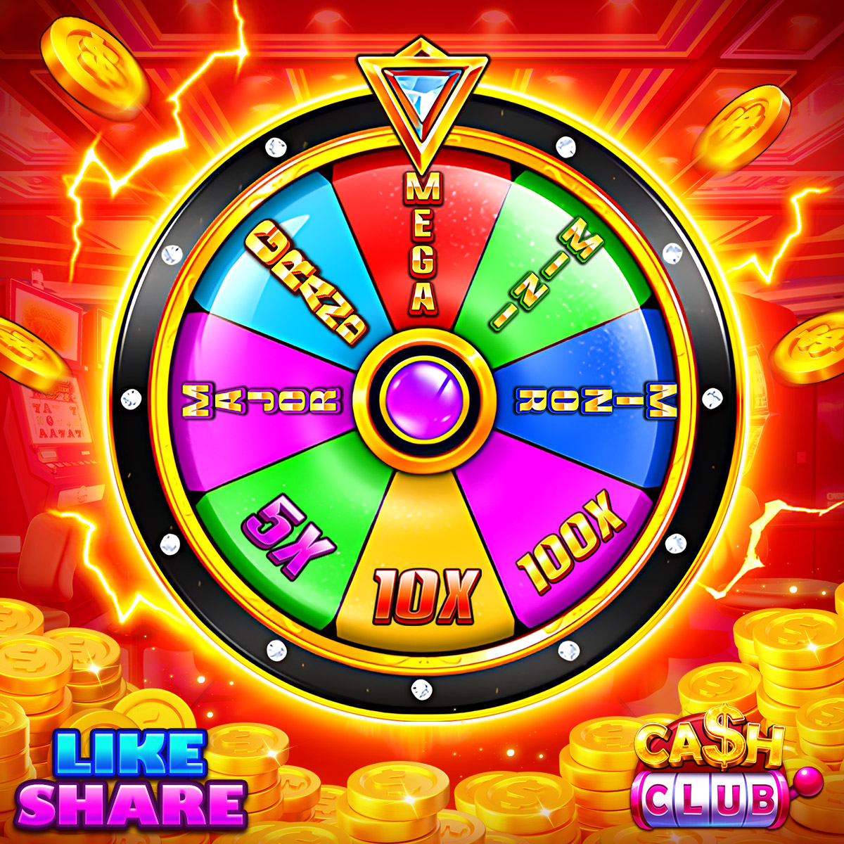 CashClubCasino's tweet image. 💰FREE COINS --&amp;gt; s-cc.net/irLThq6k
👉DAILY GIFT ON WEBPAGE--&amp;gt; s-cc.net/BHYcZlU 
🎡SPIN THE BIG WHEEL!🎡 
⚡Where would it stop? GRAND? MEGA? 100X?✨
💬Reply your GUESS + GAME ID to grab a SURPRISE BONUS!🎁

#CashClub #SpinTheWheel #Vegas #Jackpot #CasinoBonus #BigWin