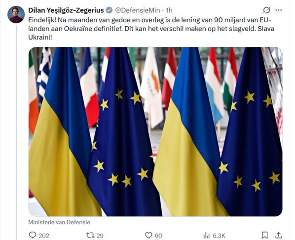 edmeekel1's tweet image. Belachelijk bedrag wat je nooit terug zal zien helemaal 
Ik denk ook dat feeks #Yesilgoz staat te juichen omdat het wapengekletter nu weer gaat escaleren 
De #EU wil geen vrede in #Oekraïne 
Ze wil chaos