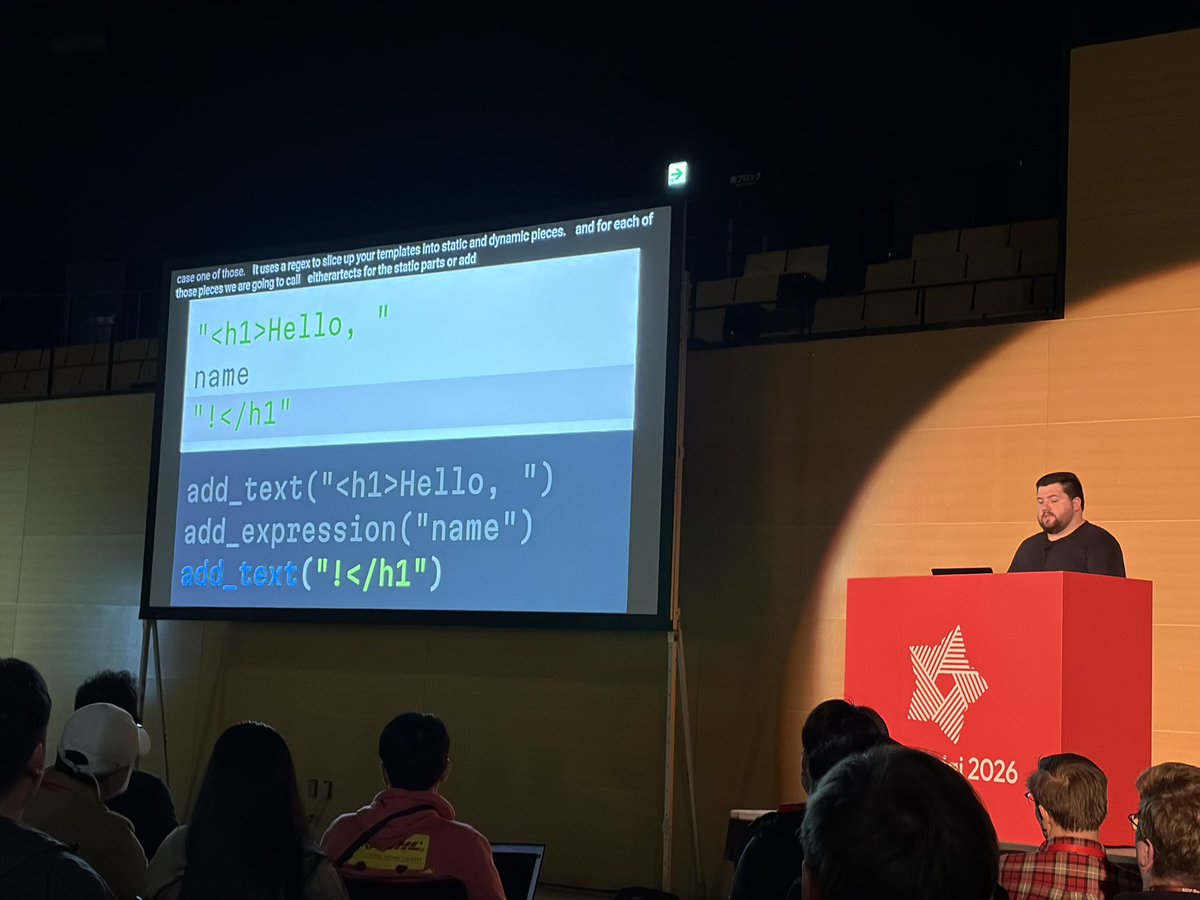 yusukebe's tweet photo. ERBでReactivity 実現する話面白い
#rubykaigi #rubykaigib https://t.co/ralIrtjx8j