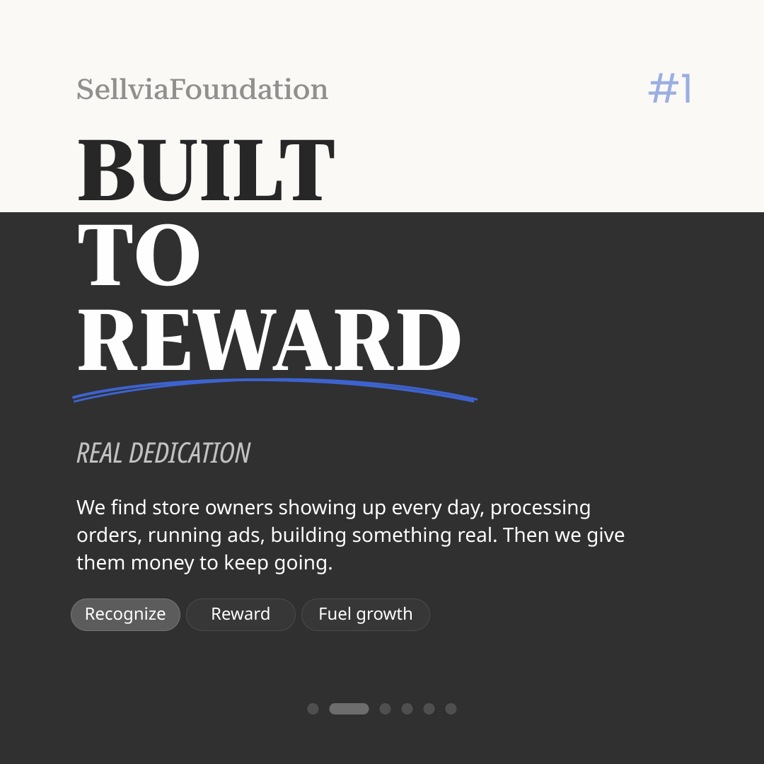 Sellvia_Fdn's tweet image. $548,000+ given out. No degree. No experience. No cost to apply.
Three things. That's it.
Dedication. Progress. Action.
Could you be next?
Link in bio. #grant #ecommerce