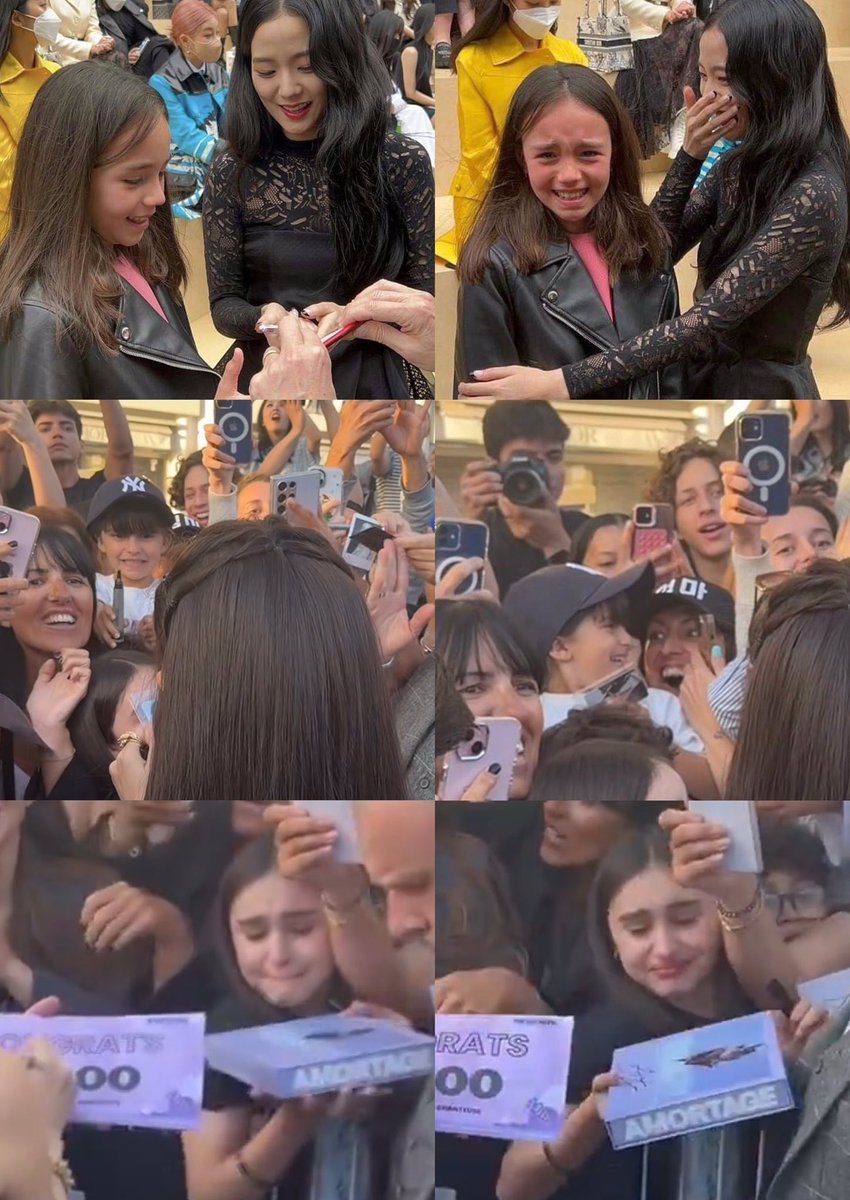 Seeing these genuine reactions from these kids after meeting Jisoo really warms my heart. She is so loved🥹