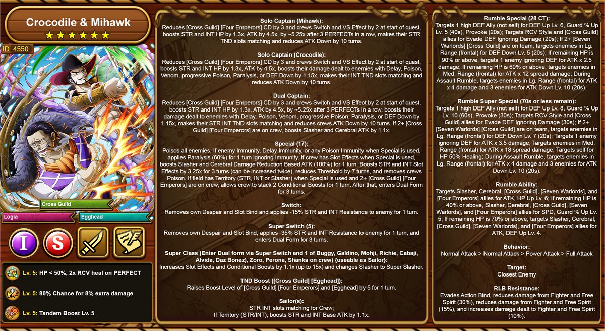 OPTC New Unit Infographs tweet media
