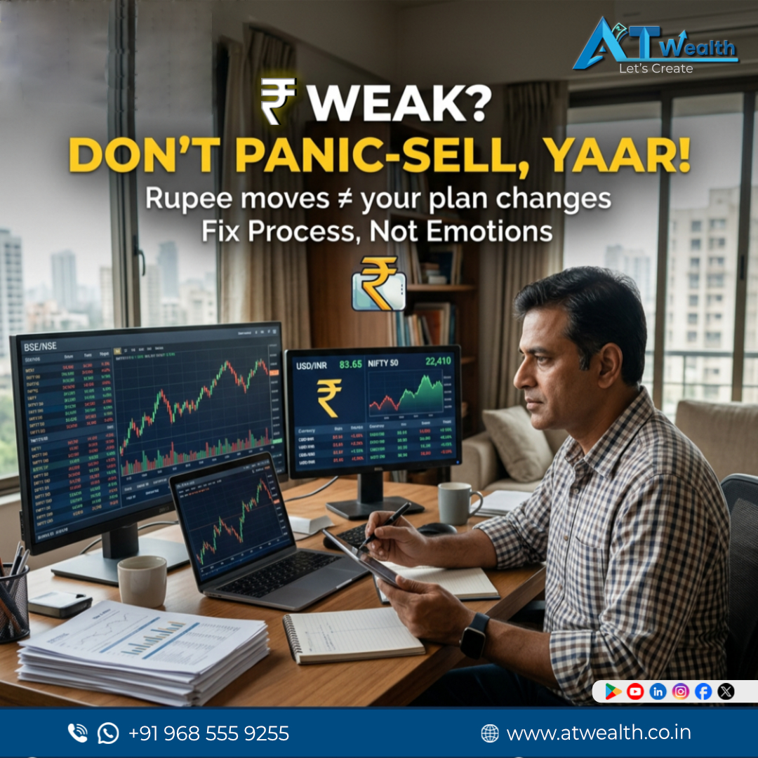 ATWealthAdvisor's tweet image. When wars escalate, risk mood changes fast. One day it’s “safe haven,” next day it’s “risk-on.”

That’s why USD/INR + gold + crude can move together in weird ways.

#Rupee #USDINR #Currency #Forex #IndianMarkets #StockMarketIndia #MutualFunds #SIPIndia #GoalBasedInvesting