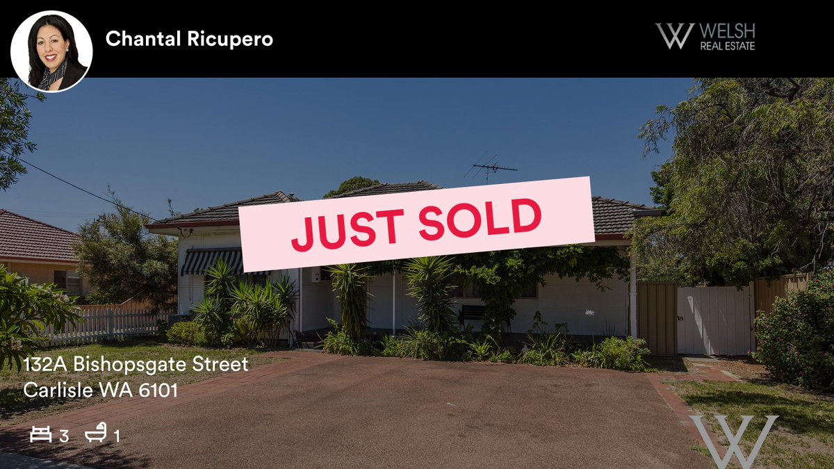 🛌 3 🛀 1
📍 132A Bishopsgate Street, Carlisle, WA, 6101

Our agent’s latest sale on RateMyAgent

rma.reviews/u3exefrxd3yt

...
#ratemyagent #realestate #WELSH_Real_Estate