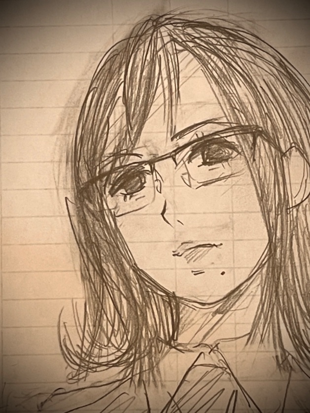 お昼の落書き～

突如現れた山葉美音(やまはみんと)
※実は名前だけは
スクータートリオとして
存在していたのです
(とゆーどーでもいい情報)

通称山ちゃんを可愛く描くぞ
チャレンジ～っ‼
パフパフ～

まだ設定がふわふわしてるので
同じ顔描けない問題💦 